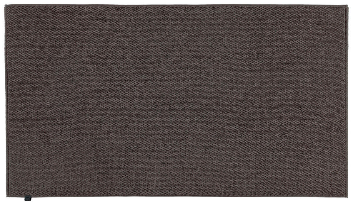 BADTEPPICH 1007 LOOP 397 Braun 60/60 cm  - Braun, KONVENTIONELL, Textil (60/60cm) - Cawoe