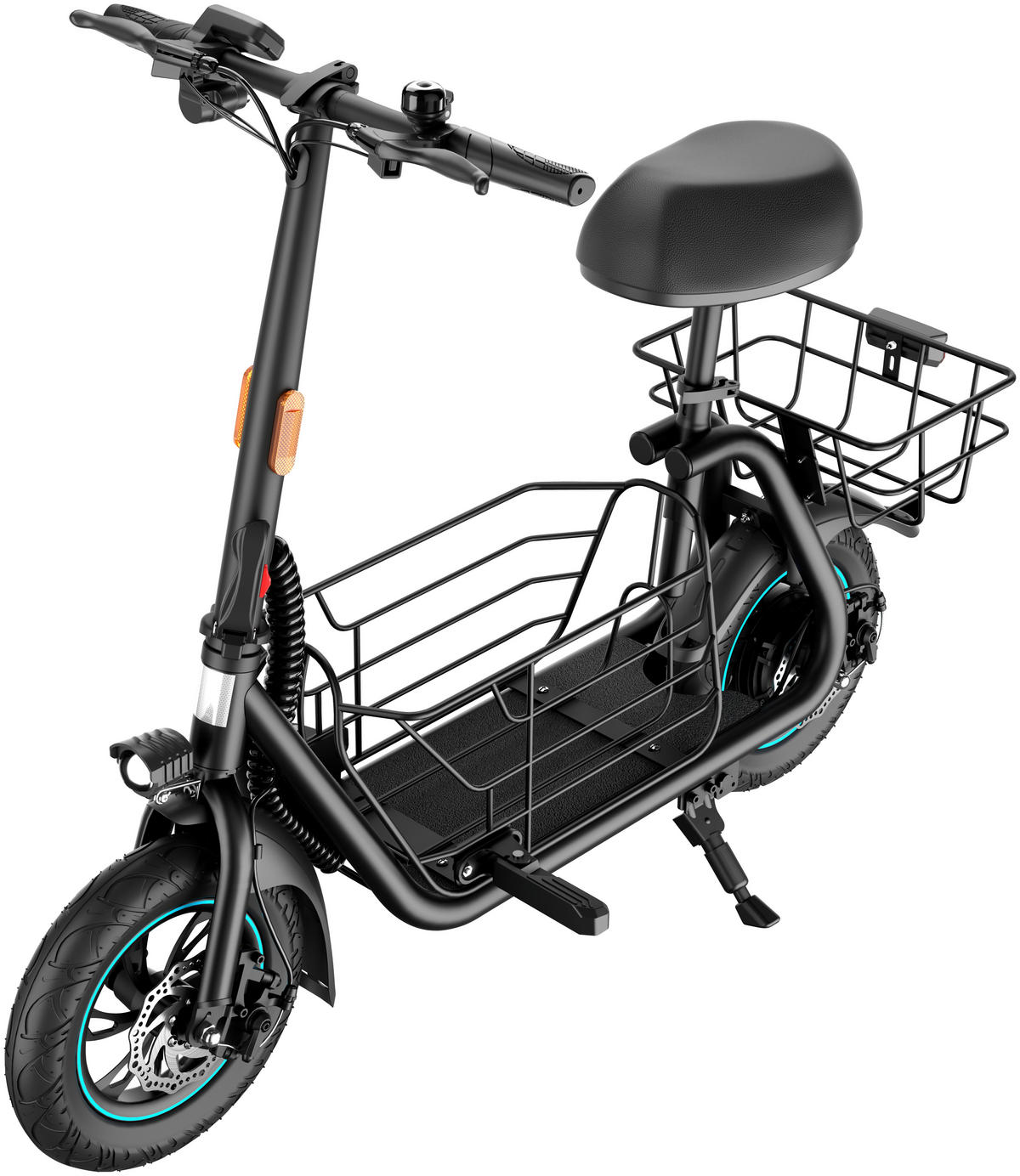 ELEKTROSCOOTER GYROOR EKS 88 CE  - Schwarz, KONVENTIONELL, Metall (123/53,5/99cm)