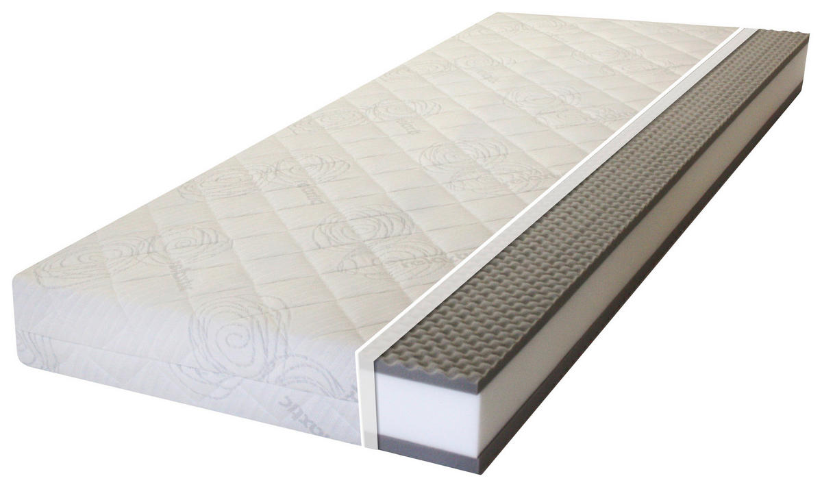 MADRAC OD KOMFORNE PJENE   90/200 cm    - svijetlo siva, Design, tekstil (90/200cm) - Lesnina-XXXL