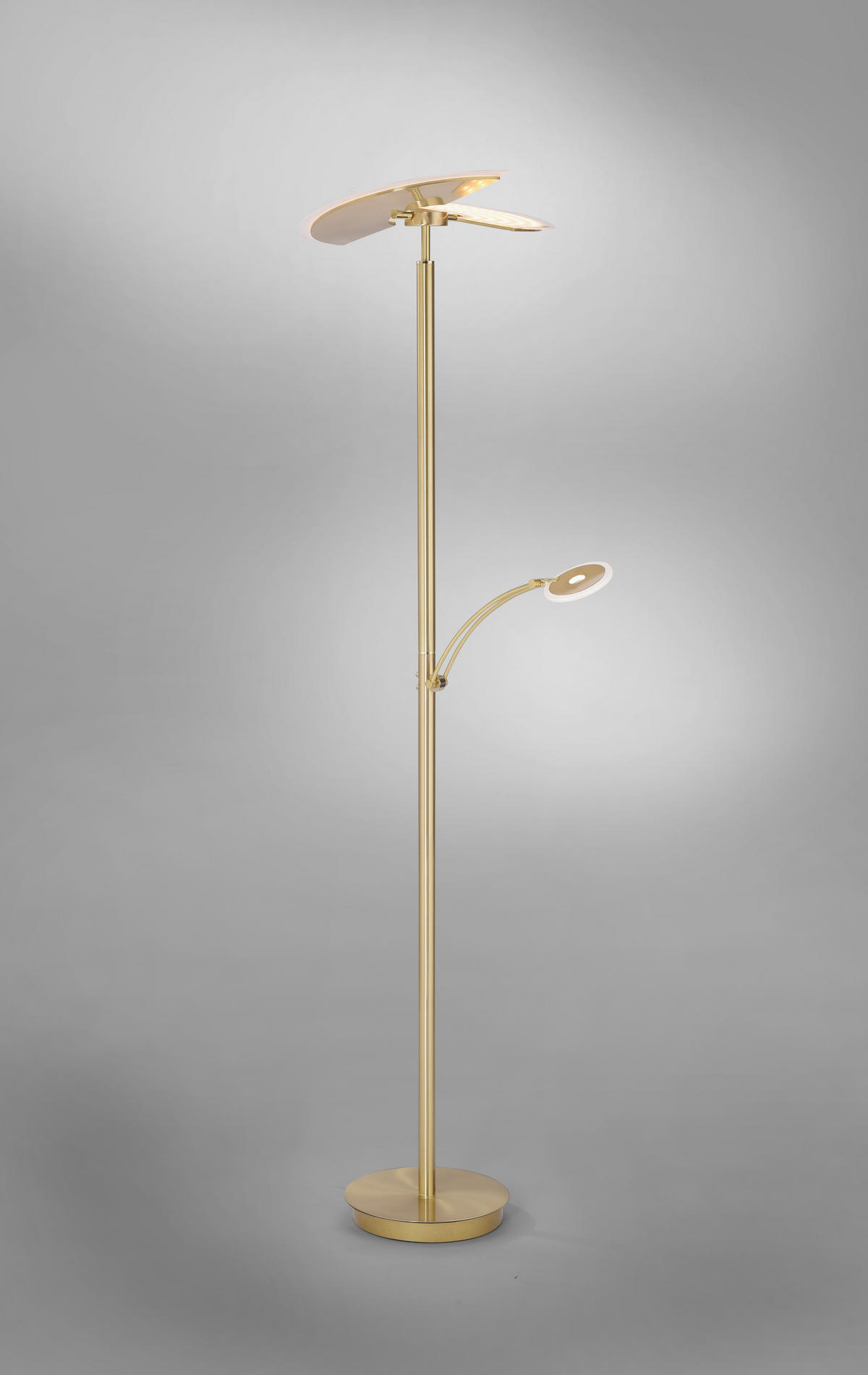 LED-DECKENFLUTER 62/444/200,3 cm    - Messingfarben, Basics, Metall (62/444/200,3cm) - Paul Neuhaus