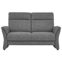 2,5-SITZER Mikrofaser Dunkelgrau  - Dunkelgrau/Schwarz, Konventionell, Kunststoff/Textil (170/98/91cm) - Elegando