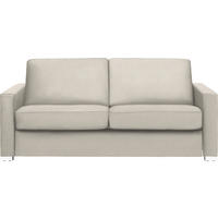 SCHLAFSOFA in Textil Creme  - Chromfarben/Creme, Konventionell, Textil/Metall (188/86/97cm) - Novel