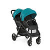 GESCHWISTERWAGEN EVALITE DUO  - Schwarz/Hellblau, Basics, Textil/Metall (56/101,5/104cm) - Joie