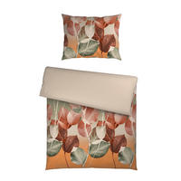 WENDEBETTWÄSCHE 2-teilig Satin, Flachgewebe 140/200 cm  - Goldbraun, Basics, Textil (140/200cm) - Esposa