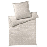 POSTELJNINA DOTS 140/200 cm damast naravne barve  - naravne barve, Konvencionalno, tekstil (140/200cm) - Joop!