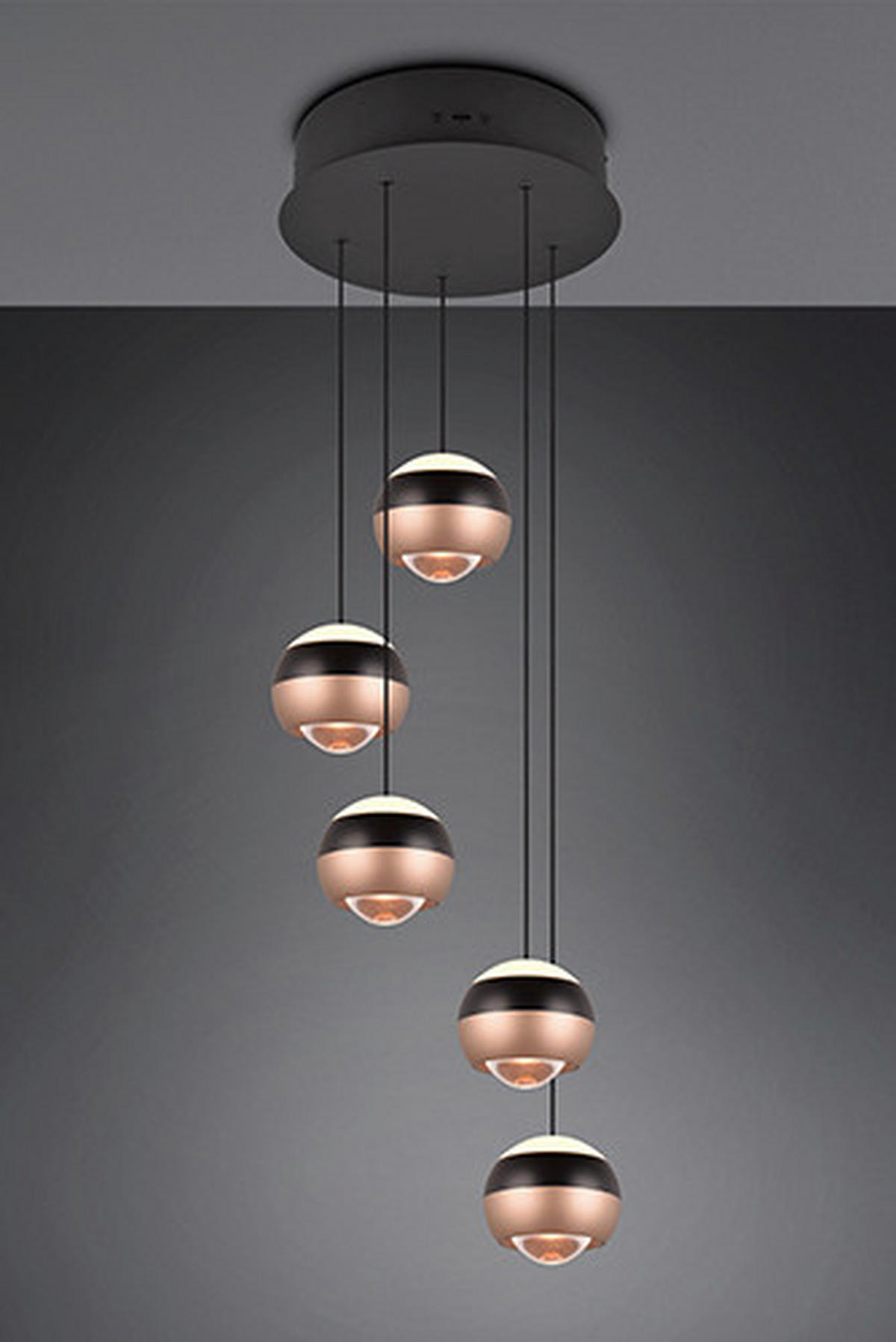 LED-HÄNGELEUCHTE 30/200 cm  - Schwarz, Design, Metall (30/200cm)