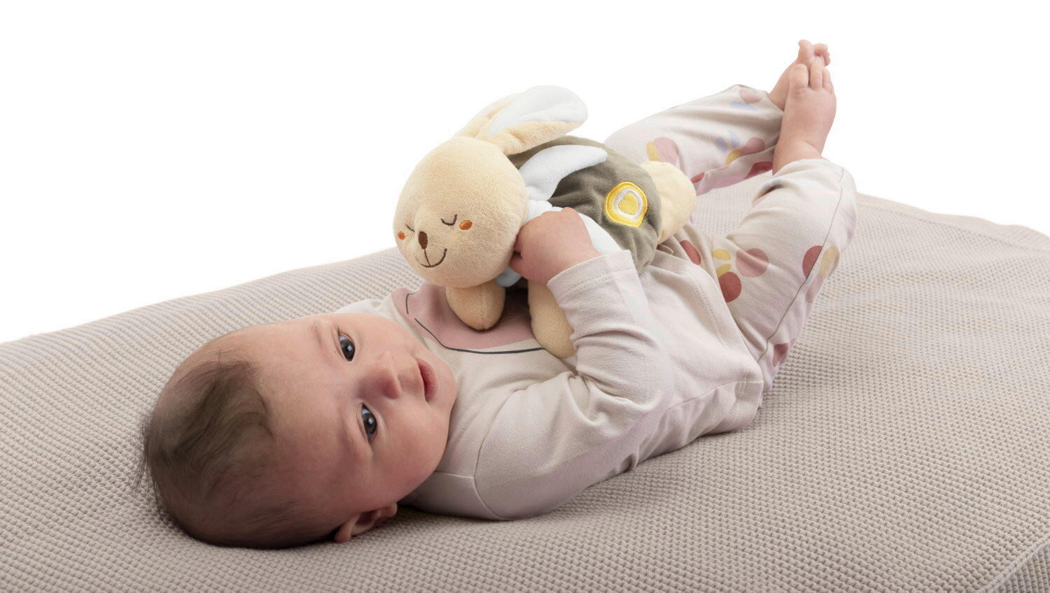 WÄRMETIER Kuschelhase  - Hellbraun/Beige, Basics, Textil (23/11/14cm) - Chicco