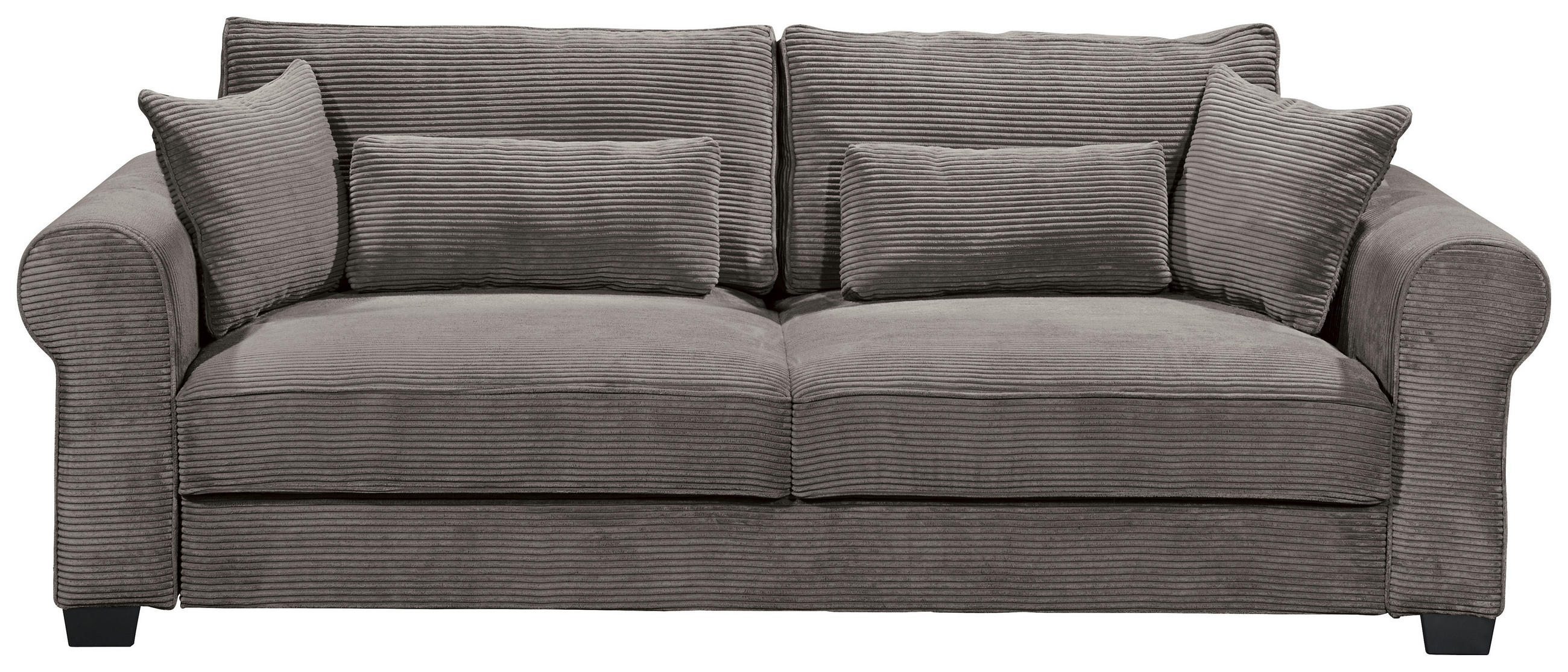 Mid.you Schlafsofa Mokka 250x95x125 cm