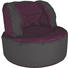 SITZSACK in Textil Grau, Aubergine - Aubergine/Grau, Design, Textil (85/65/85cm) SITZSACK in Textil Grau, Aubergine - Aubergine/Grau, Design, Textil (85/65/85cm)