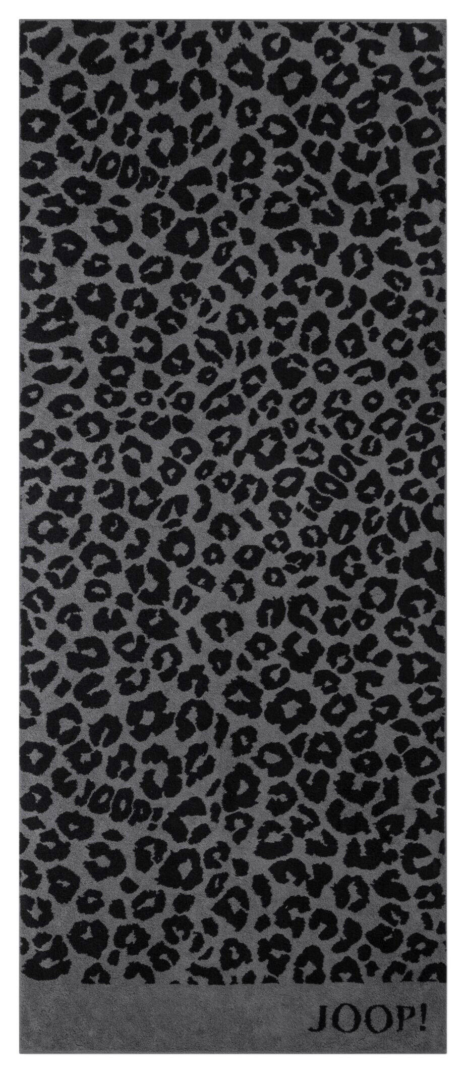 SAUNATUCH LEO Graphitfarben  - Graphitfarben, Basics, Textil (80/200cm) - Joop!