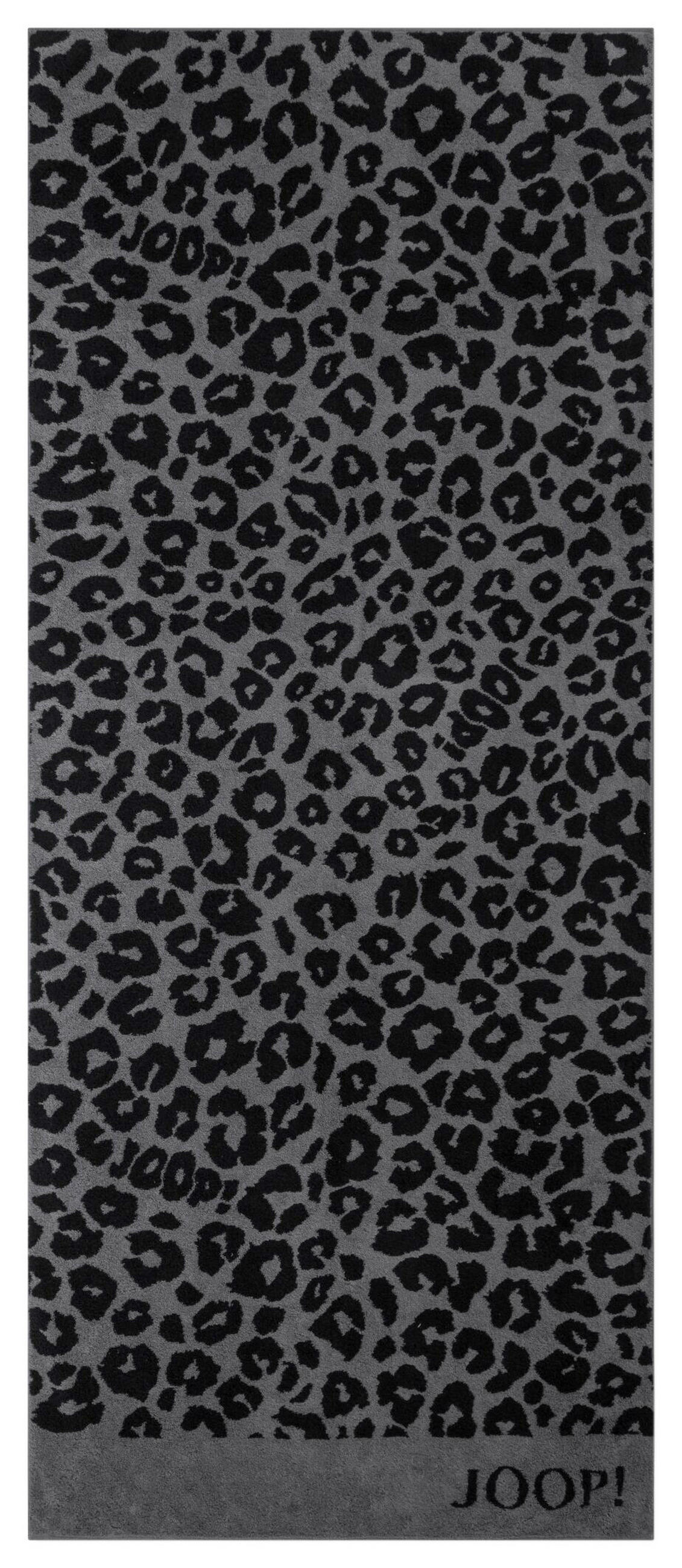 SAUNATUCH LEO Graphitfarben  - Graphitfarben, Basics, Textil (80/200cm) - Joop!