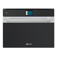 KOMPAKTBACKOFEN ECSK9 P845 BM  - Schwarz, Basics, Glas/Metall (59,5/45,5/53,7cm) - Bauknecht