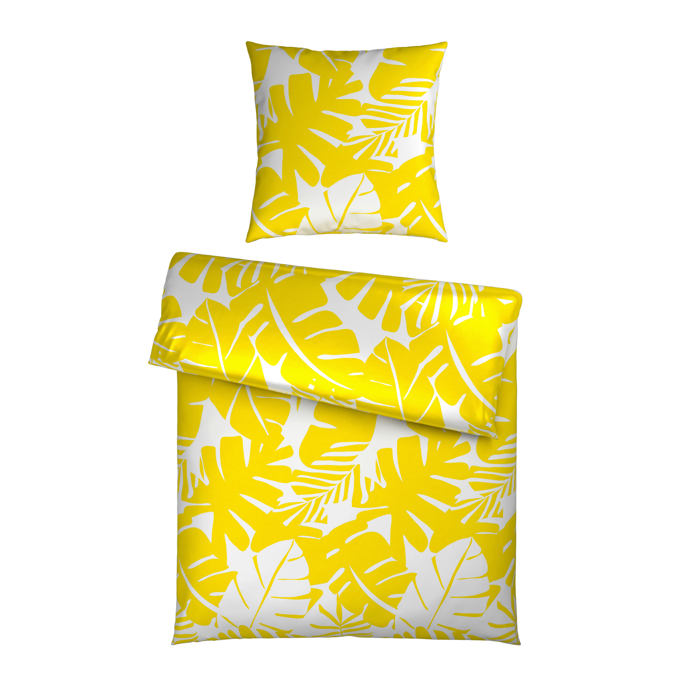 BETTWÄSCHE 2-teilig Renforcé 140/200 cm  - Gelb, Textil (140/200cm) - Esposa