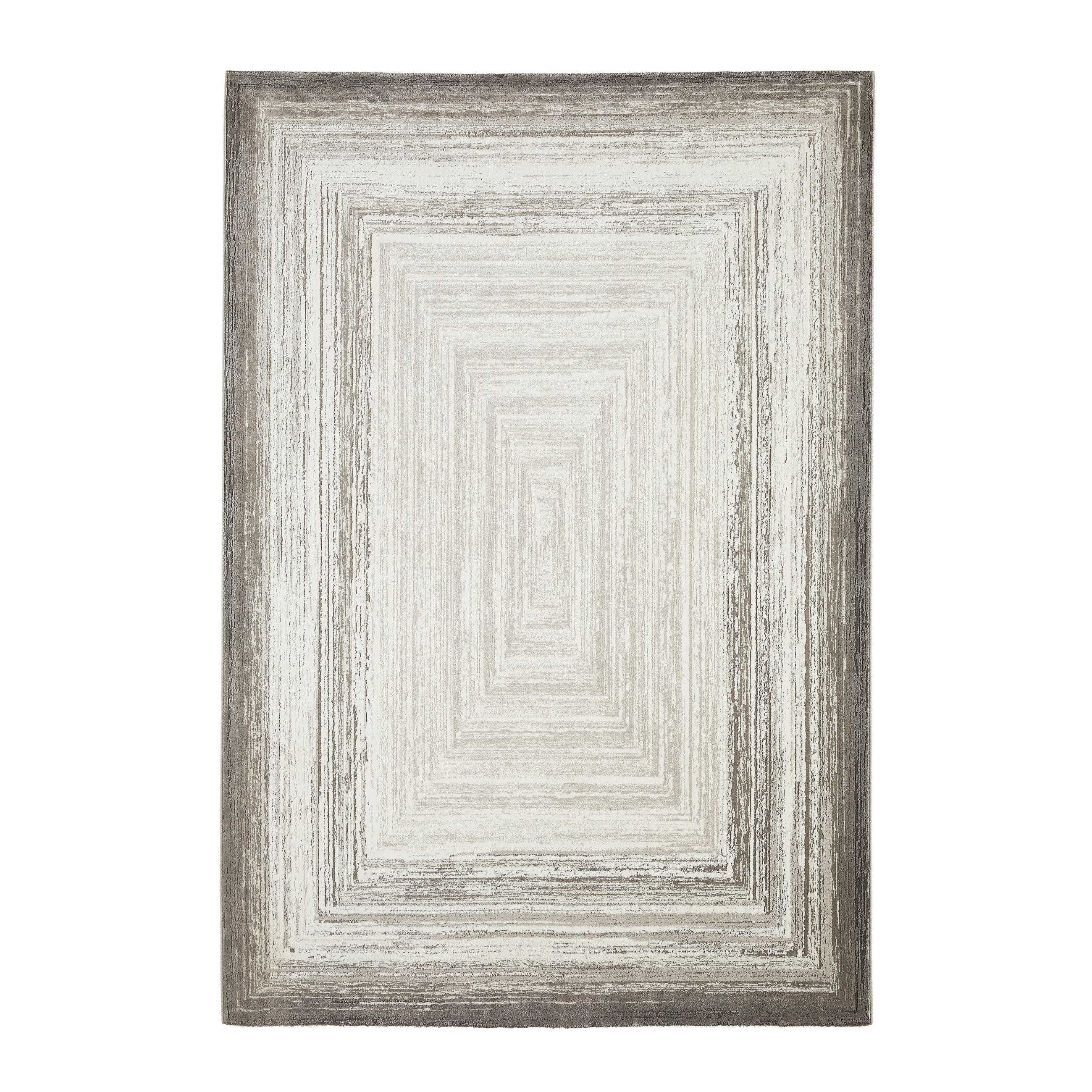 Novel Webteppich Grau, Dunkelgrau 133x190 cm