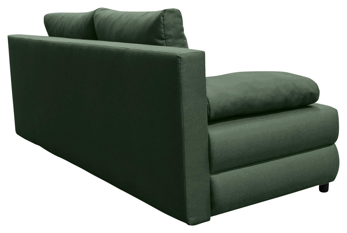 KANAPÉÁGY textil zöld  - fekete/mentazöld, Design, műanyag/textil (200/88/87cm) - P & B