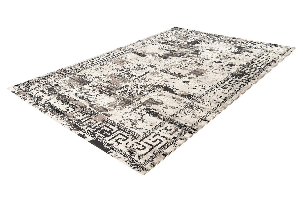 WEBTEPPICH 120/170 cm My Opal  - Schwarz/Grau, Lifestyle, Textil (120/170cm)