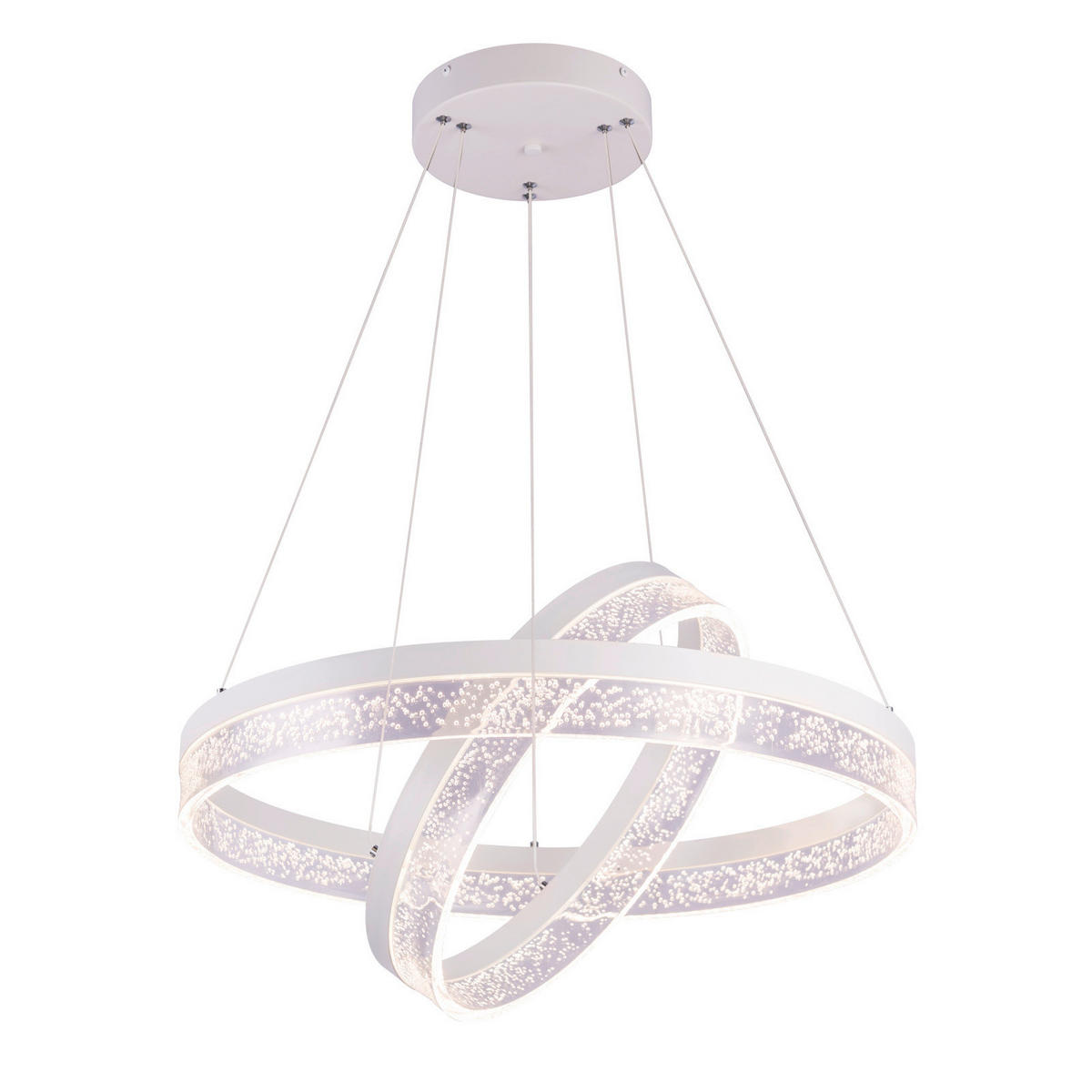 LUSTRĂ LED 60/120 cm  - alb/străveziu, Basics, plastic/metal (60/120cm) - Globo