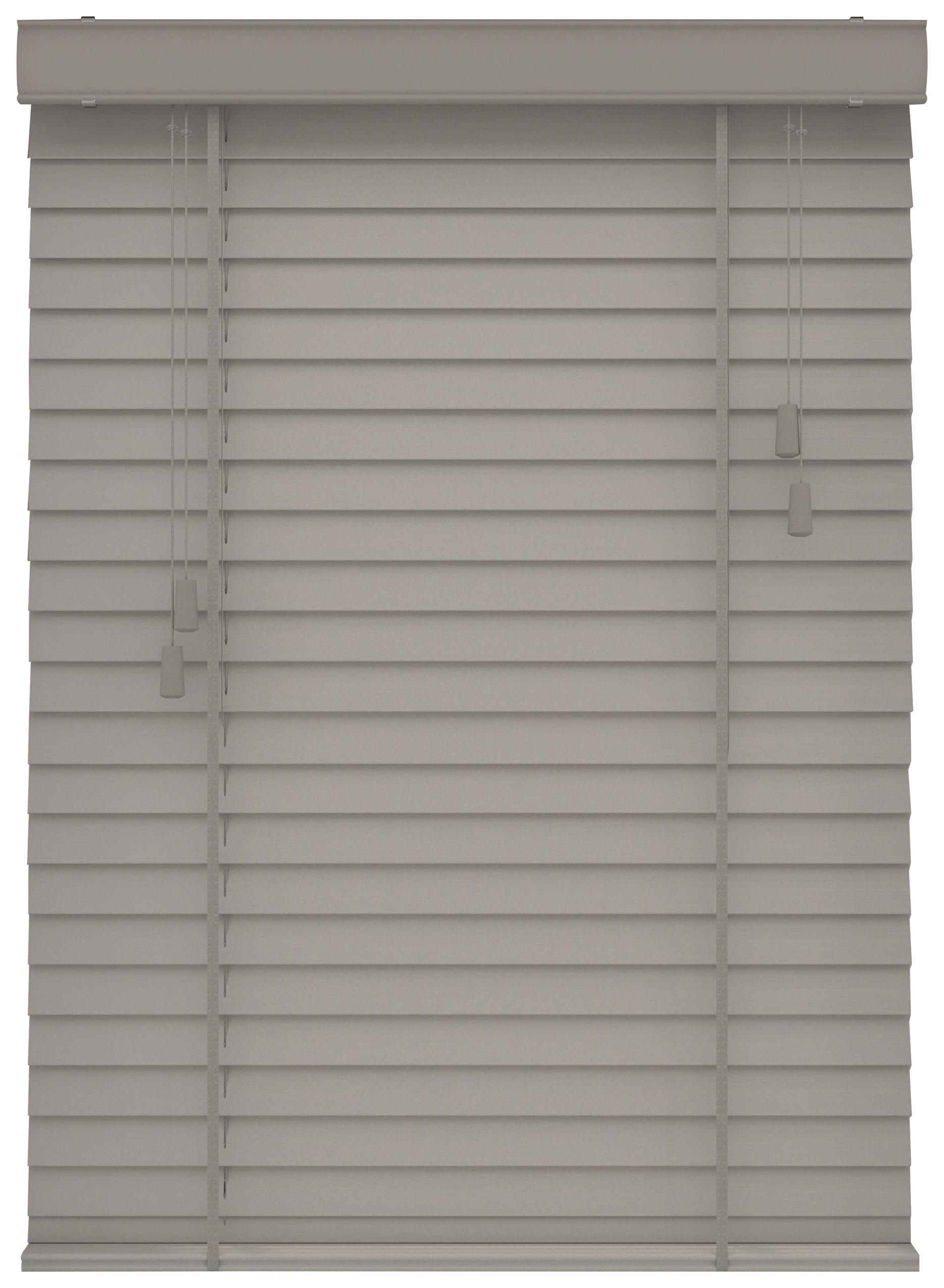JALOUSIE  halbtransparent  90/130 cm    - Grau, Natur, Holz (90/130cm)
