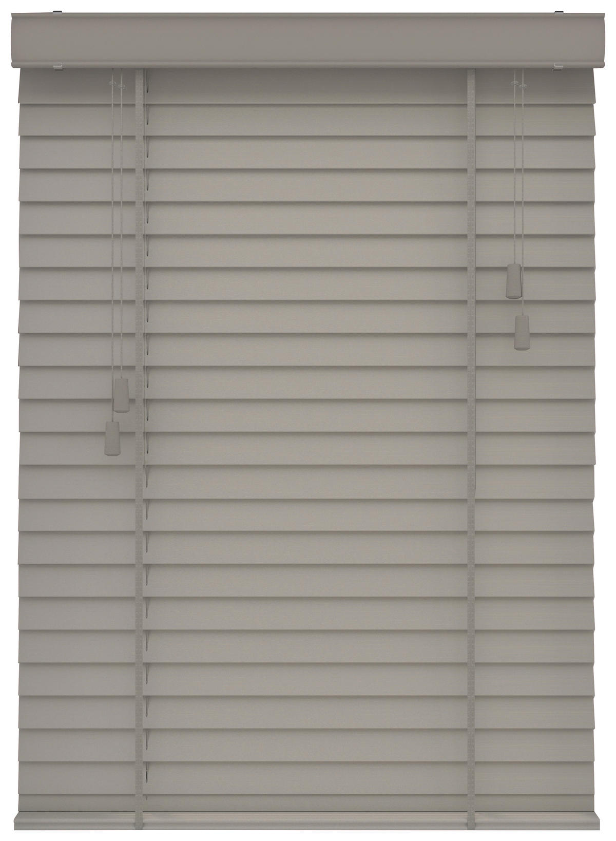 JALOUSIE  halbtransparent  90/130 cm    - Grau, Natur, Holz (90/130cm)