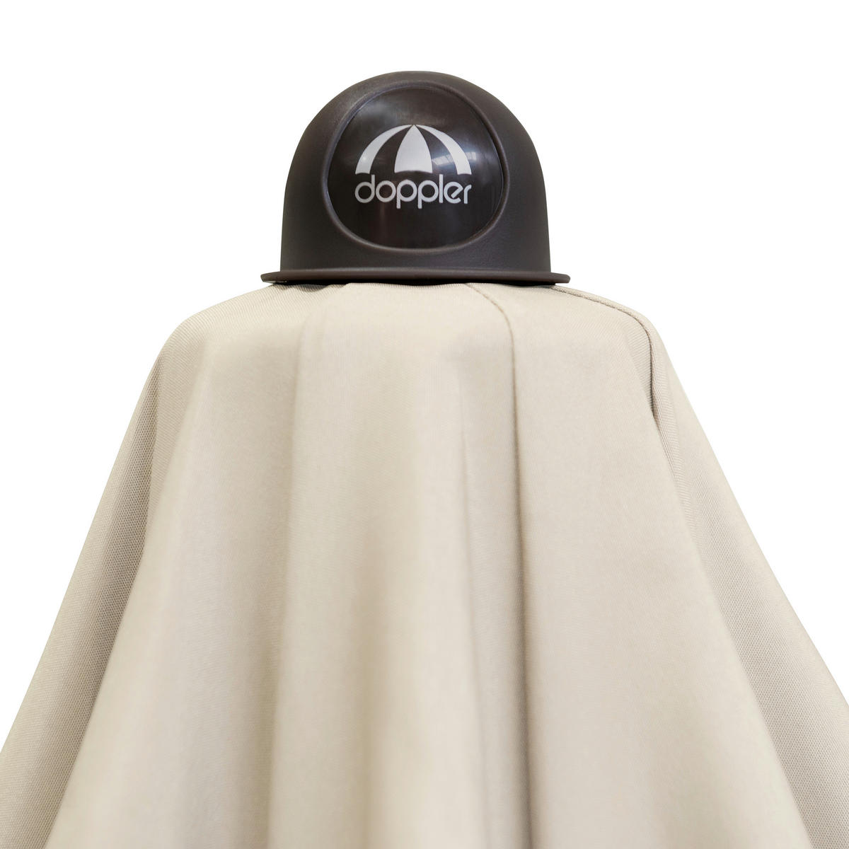 SONNENSCHIRM  350/350 cm  - Eschefarben/Naturfarben, Design, Textil/Metall (350/350cm) - Doppler