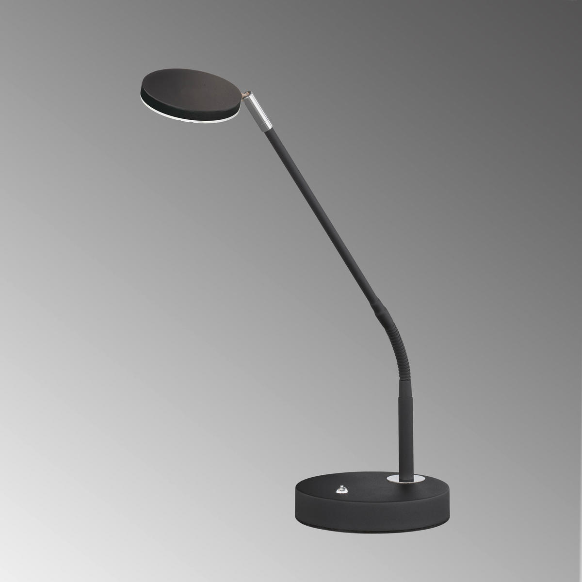 LED-TISCHLEUCHTE 16/60 cm   - Sandfarben/Chromfarben, Basics, Metall (16/60cm) - Schöner Wohnen