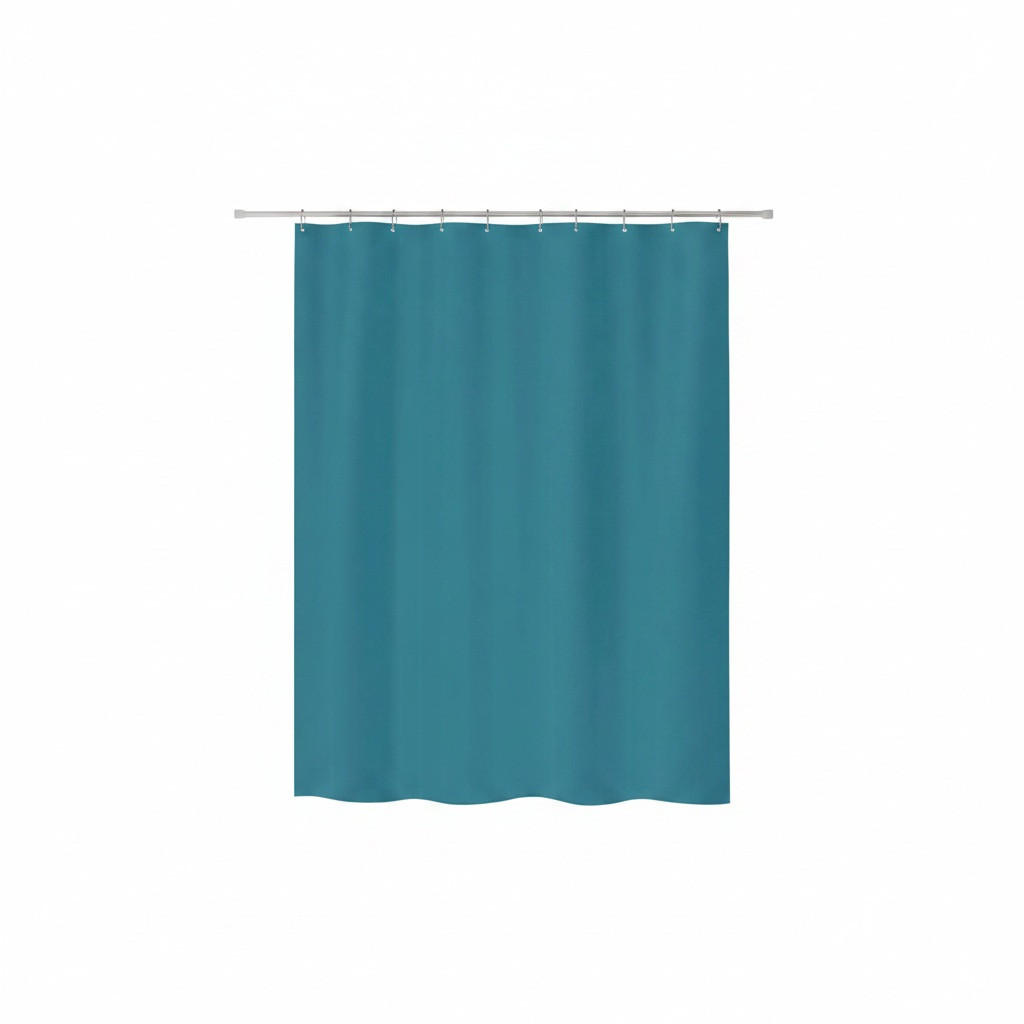 DUSCHVORHANG PRIMO 180/200 cm  - Blau, Basics, Textil (180/200cm) - Spirella