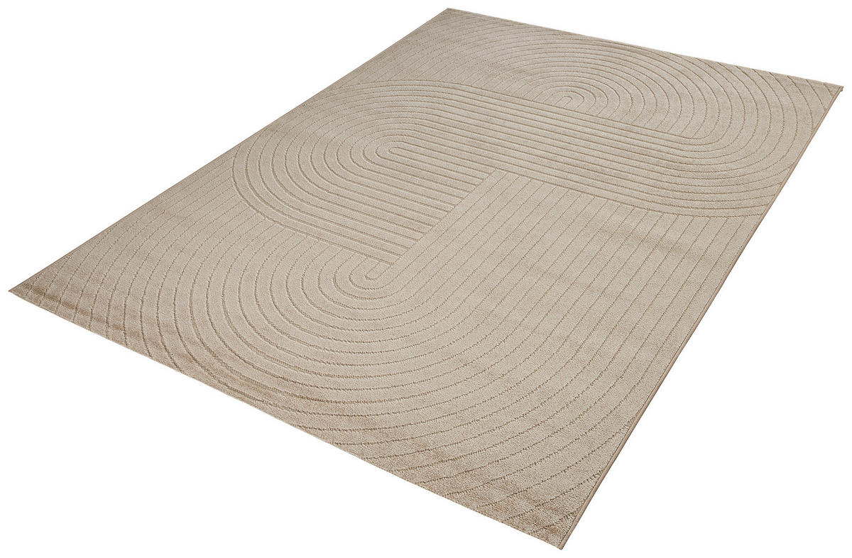 OUTDOORTEPPICH  für Terrasse und Balkon 120/170 cm Las Palmas Taupe  - Taupe, Trend, Textil (120/170cm) - Novel