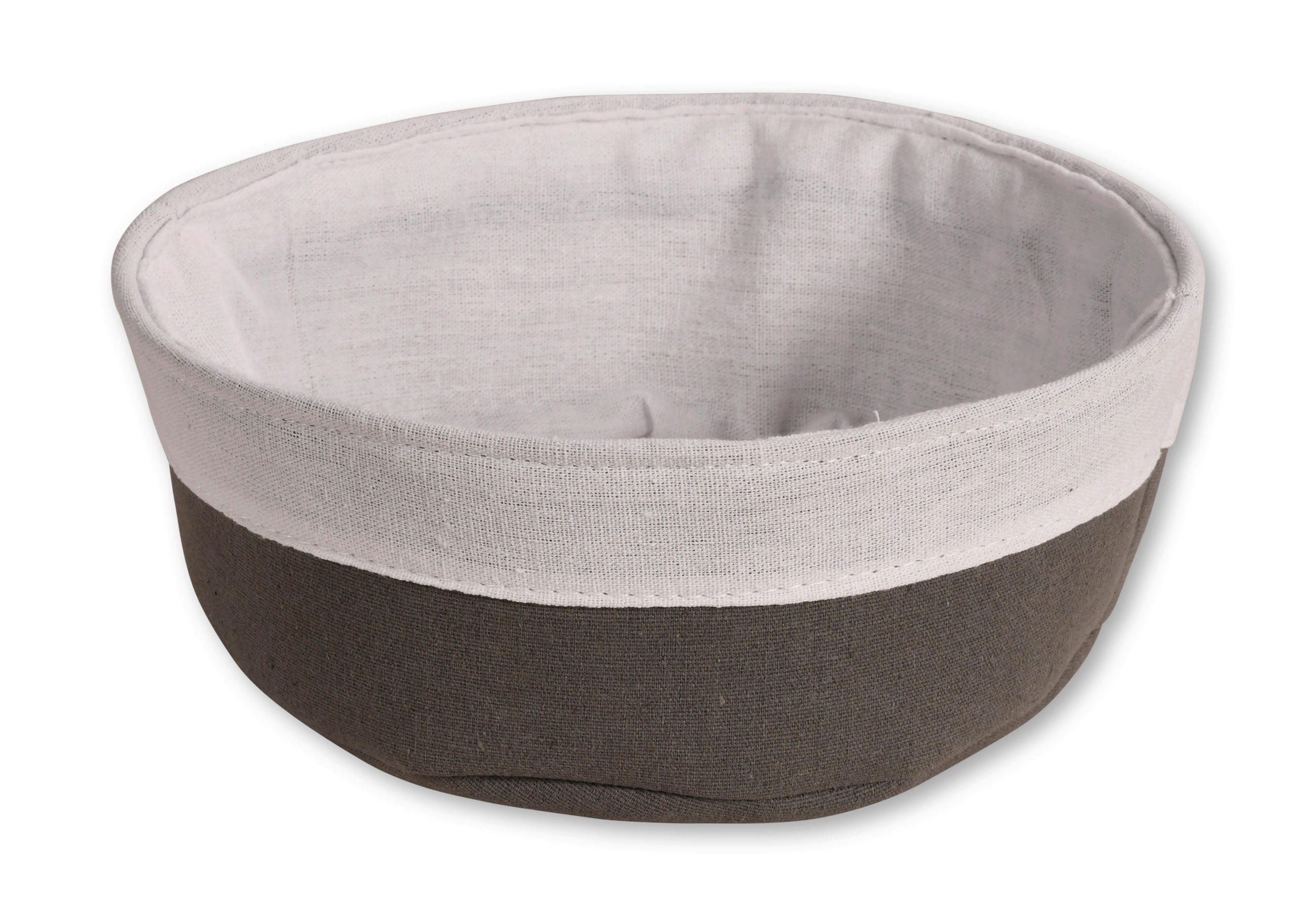 KOŠARICA ZA KRUH     25/25/9 cm         - siva, Basics, tekstil (25/25/9cm) - Kesper