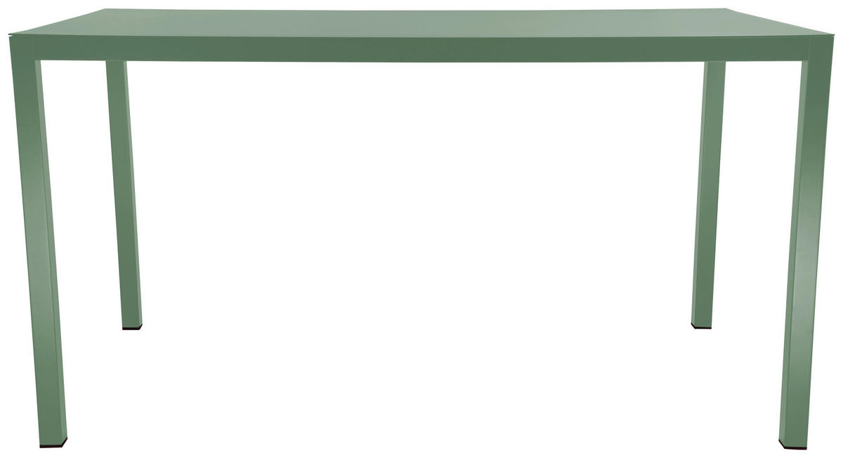 GARTENTISCH 140/80/75 cm Metall rechteckig  - Grün, MODERN, Metall (140/80/75cm) - Jan Kurtz