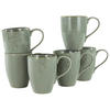 SET KAFFEMUGGAR 6 delar  - grå, Trend, keramik (300ml) - Creatable
