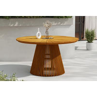 STOL VRTNI     boje tikovine  drvo  - boje tikovine, Moderno, drvo (140/76/140cm) - Ambia Garden