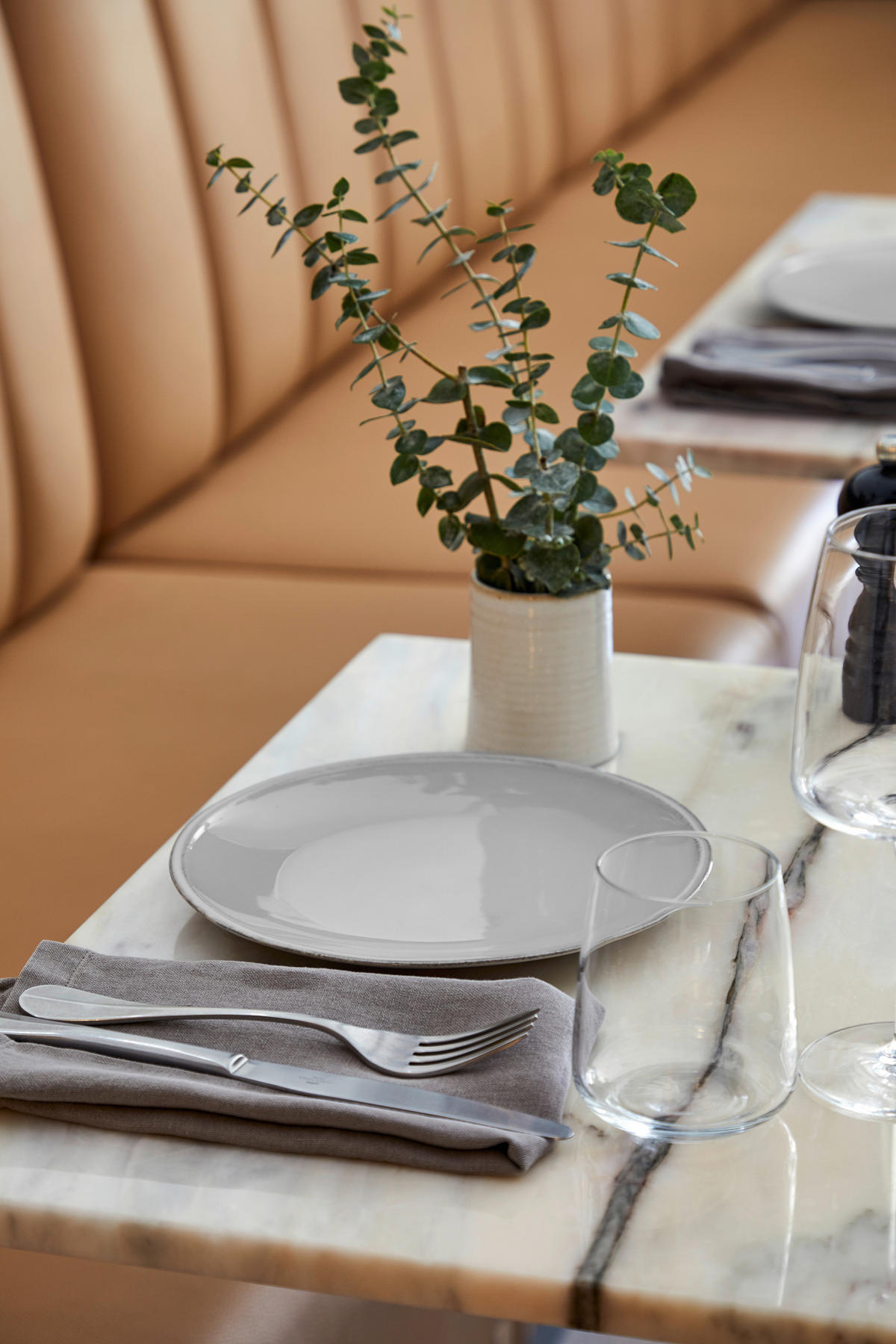 KOMBISERVICE Grau FRISO 12-teilig 4 Personen  - Grau, Basics, Keramik - Costa Nova