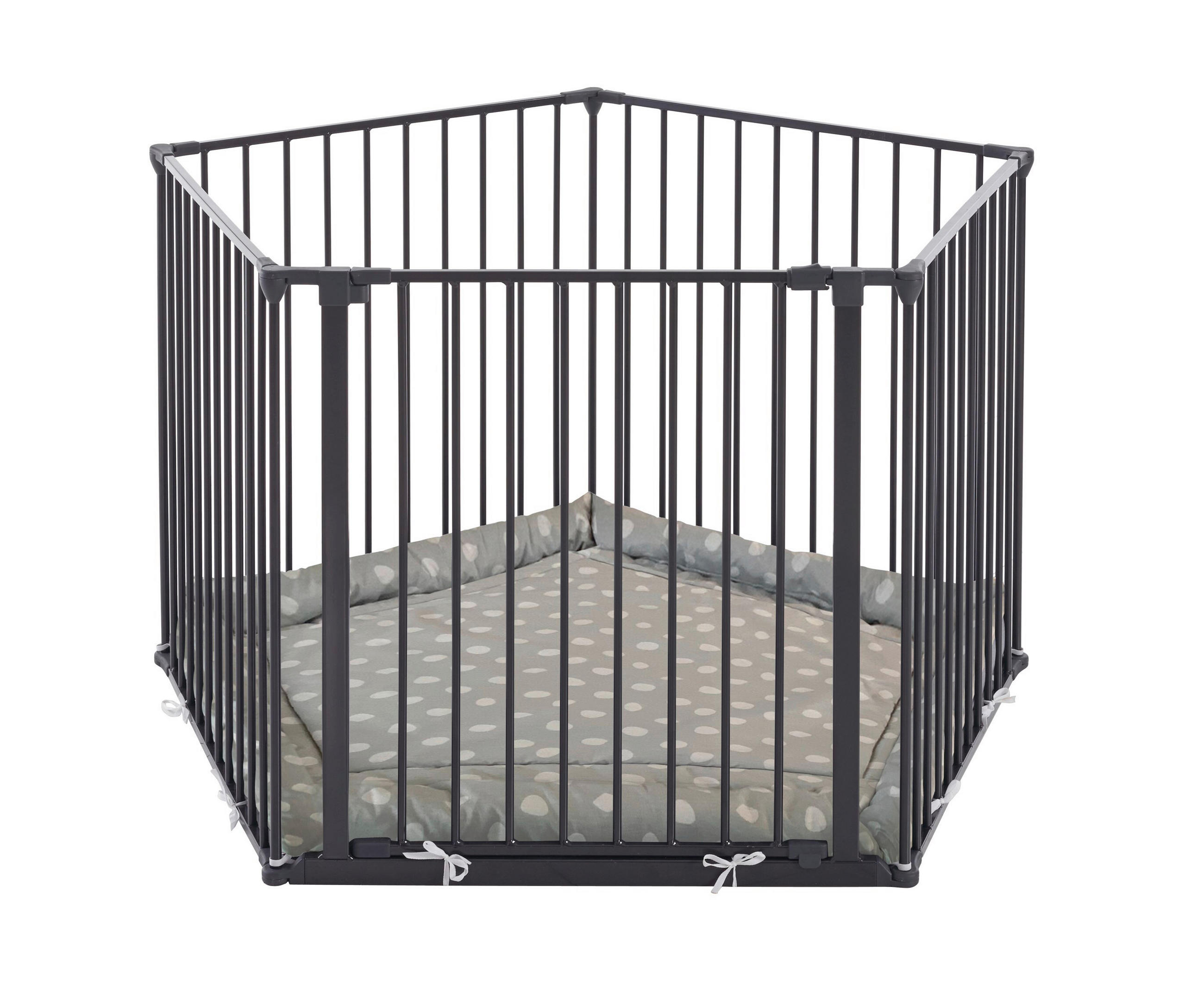 LAUFGITTER OLAF  - Schwarz, Basics, Metall (110/70,5cm) - Baby Dan