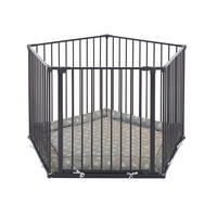 LAUFGITTER OLAF  - Schwarz, Basics, Metall (110/70,5cm) - Baby Dan