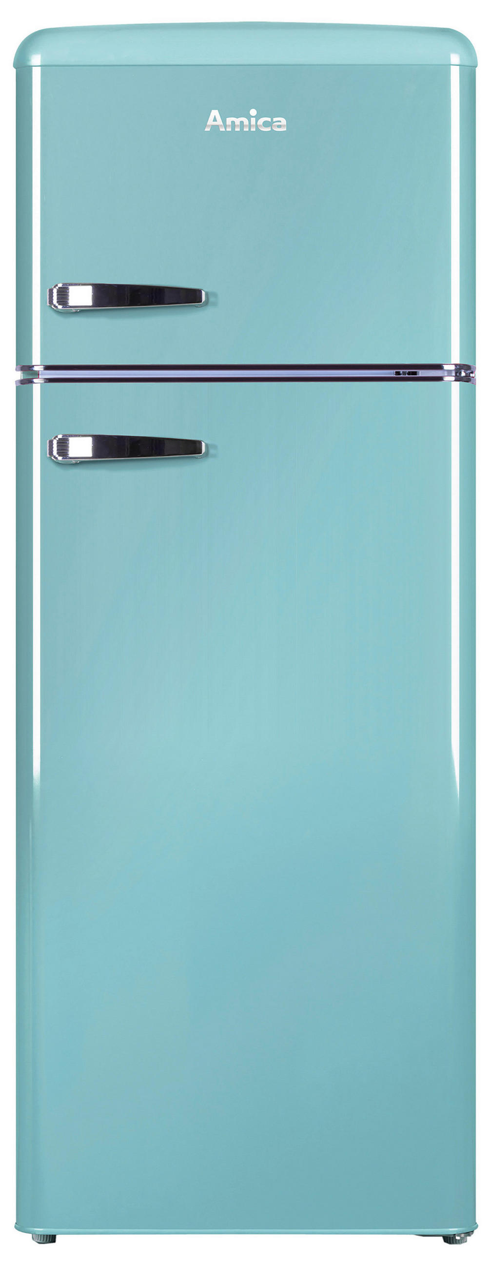 KÜHL-GEFRIER-KOMBINATION 55/144/61,5 cm KGC15632T  - Hellblau, Basics, Metall (55/144/61,5cm) - Amica
