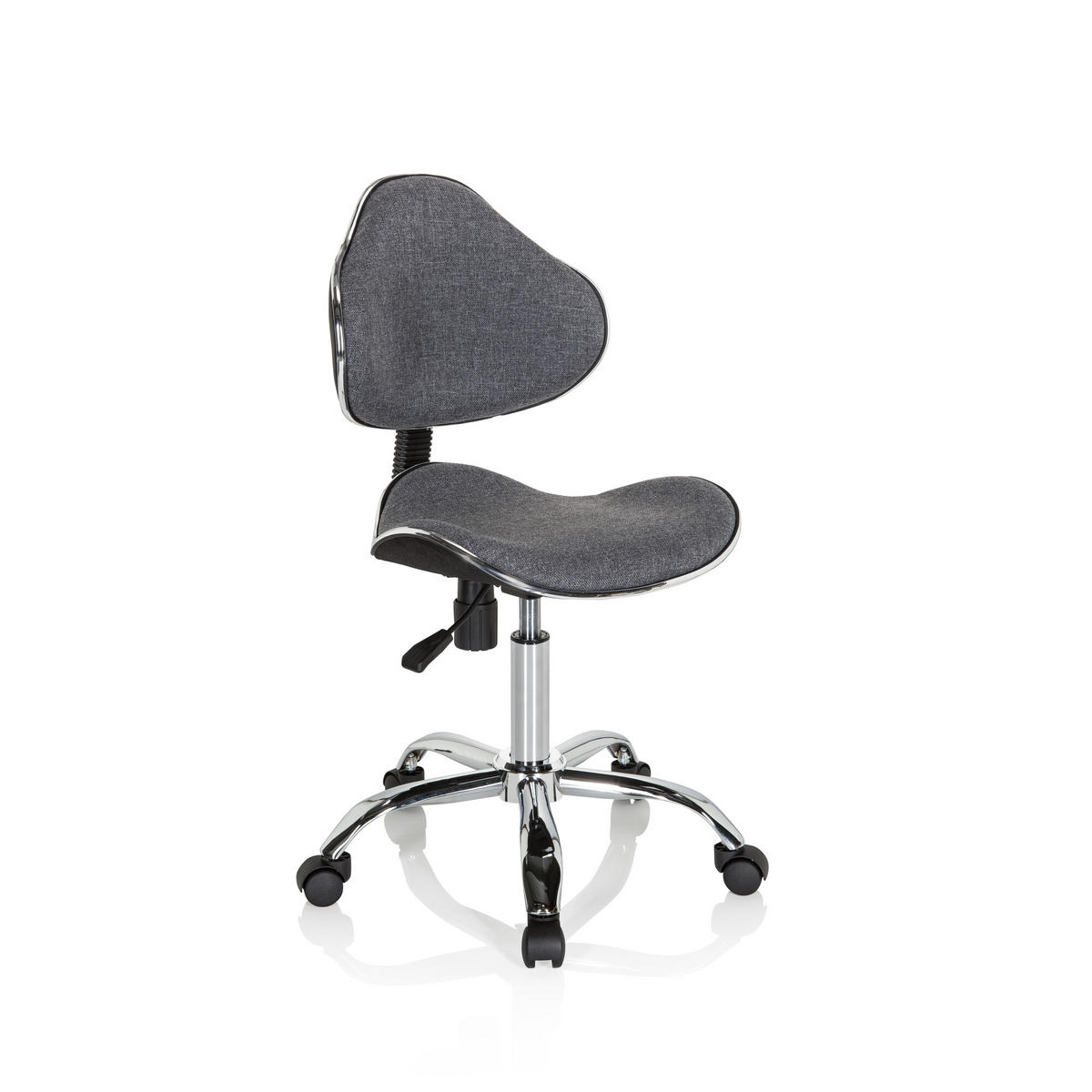JUGENDDREHSTUHL Grau  - Grau, Basics, Kunststoff (47/87-98/49cm)