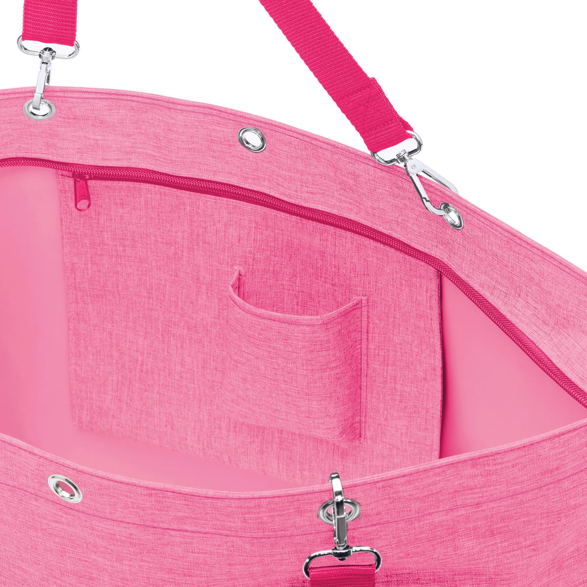 REISETASCHE TWIST PINK  - Pink, Basics, Textil (68/45.5/20cm) - Reisenthel