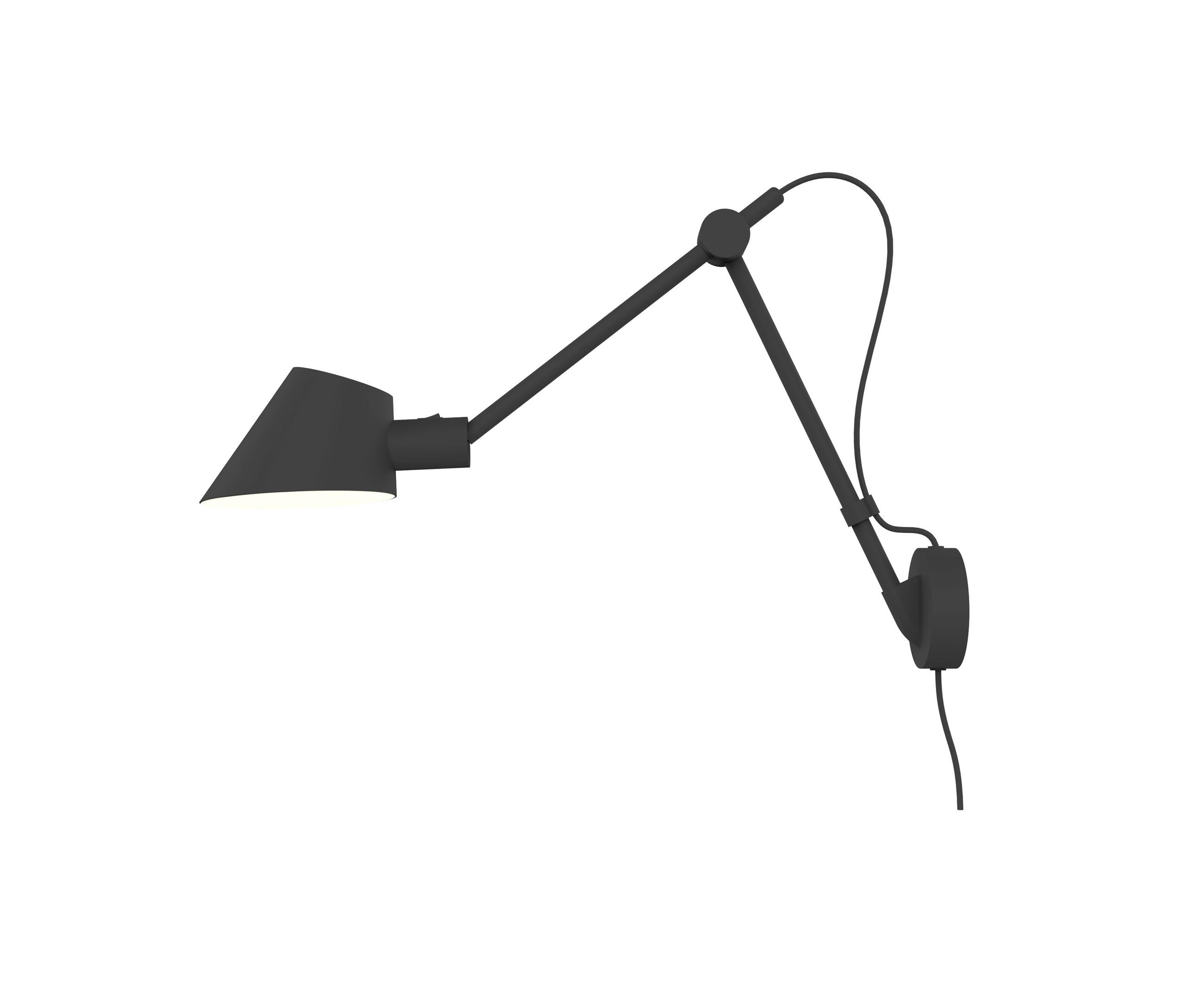 Nordlux Wandleuchte Stay Schwarz 54.5 cm