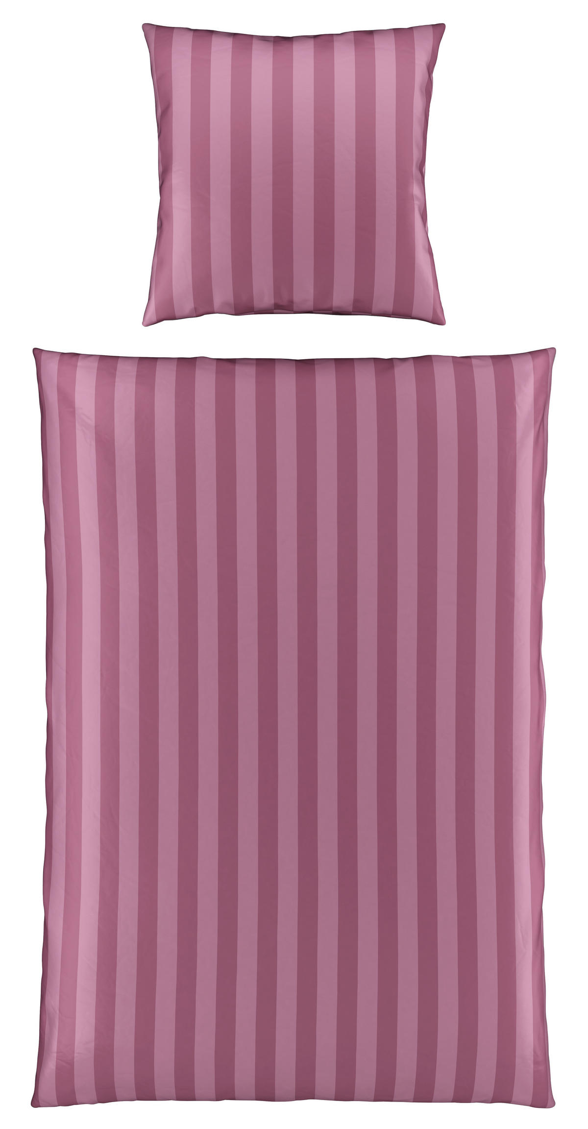 BETTWÄSCHE Dobby Satin 155/220 cm  - Rosa, KONVENTIONELL, Textil (155/220cm) - Ambiente