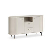 SIDEBOARD  150,1/81/40 cm 2 Schublade(n)  - Kaschmir/Goldfarben, MODERN, Holzwerkstoff/Metall (150,1/81/40cm) - home24