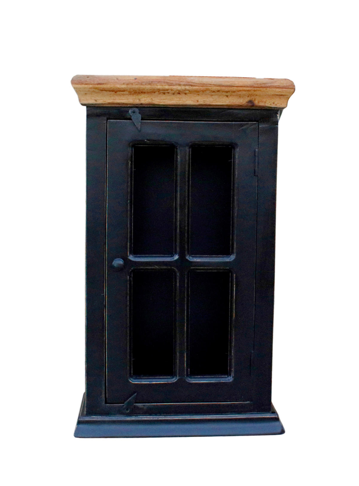 HÄNGESCHRANK 44/70/20 cm  - Schwarz/Honig, Design, Glas/Holz (44/70/20cm) - MID.YOU