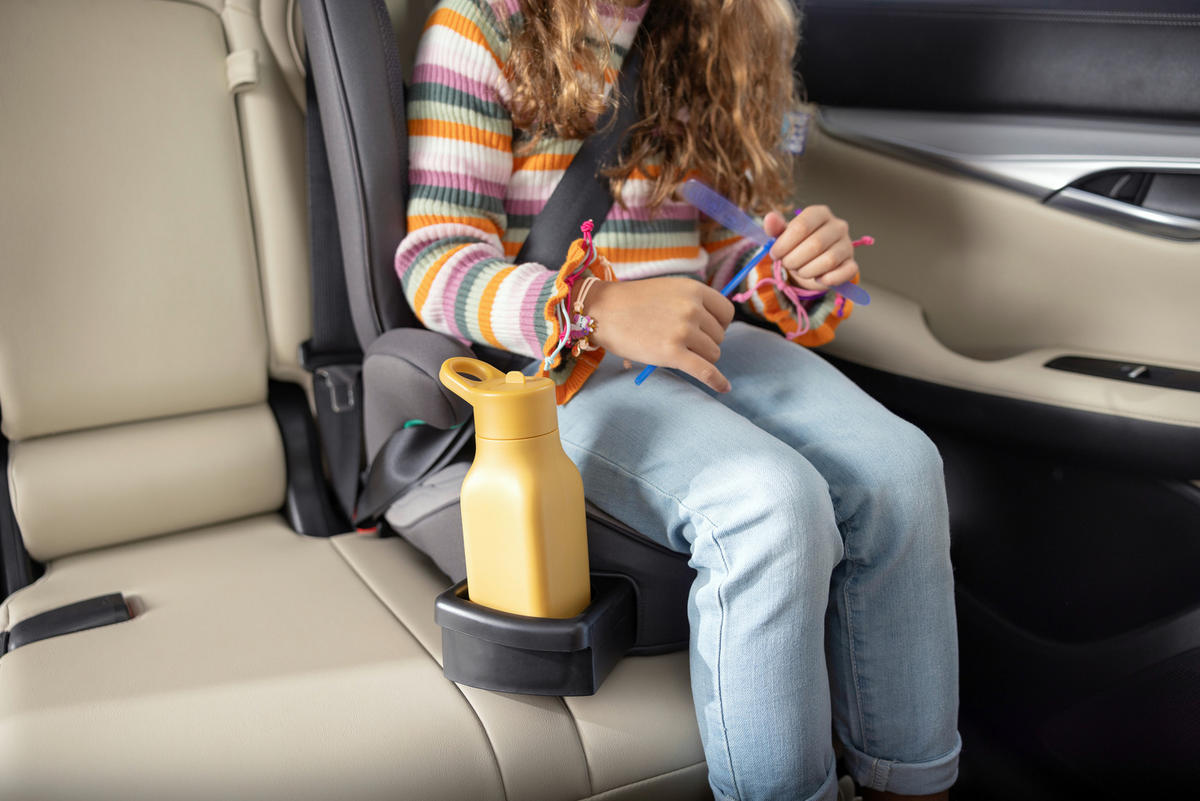 KINDERAUTOSITZ Affix R129  - Hellgrau/Grau, Basics, Kunststoff/Textil (39/46,3/64,5-85,5cm) - Graco