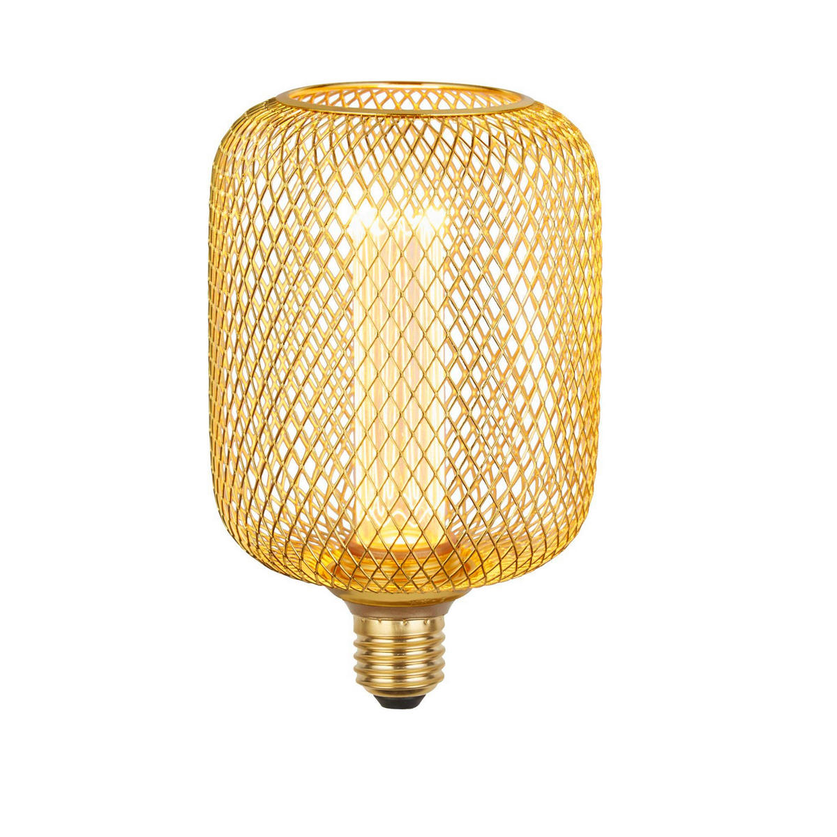 LED-LEUCHTMITTEL   E27 120 lm  - Goldfarben, Basics, Glas/Metall (10/17cm) - Searchlight