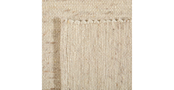 HANDWEBTEPPICH 70/130 cm Pavia Perlmutt  - Perlmutt, KONVENTIONELL, Textil (70/130cm) - Linea Natura