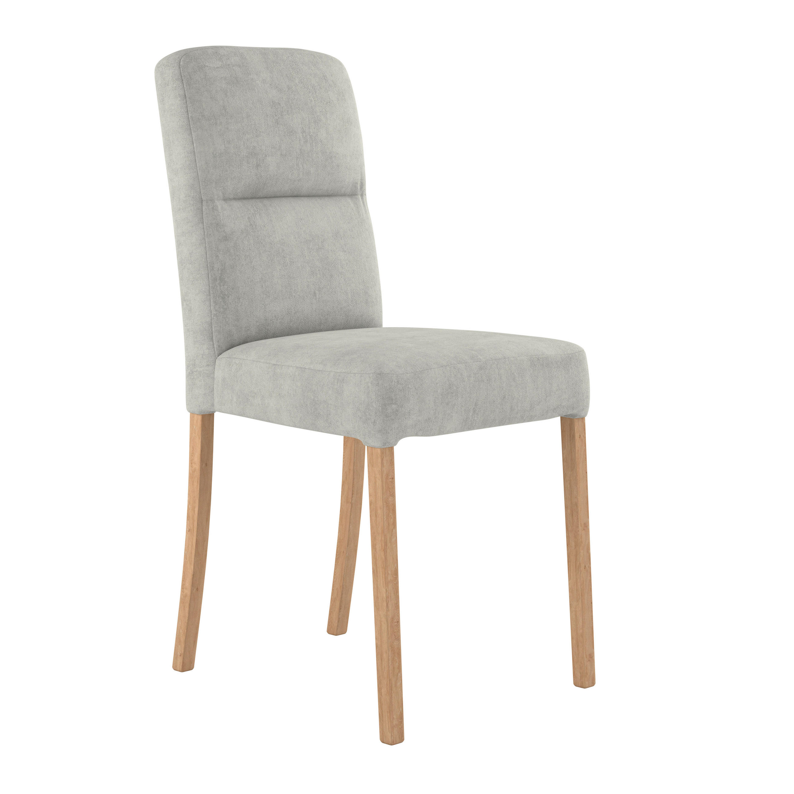 Vierfußstuhl Emma Ii Webstoff Hellgrau, B: 43 Cm