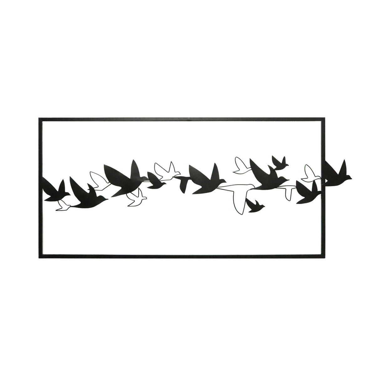 Decorațiune De Perete - negru, Trend, metal (160/1/70cm) - Ambia Home