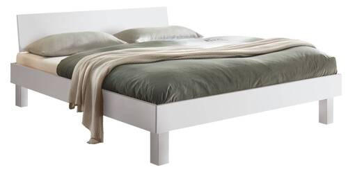 BETT 200/200 cm  in Weiß  - Weiß, Design, Holzwerkstoff (200/200cm) - Hasena