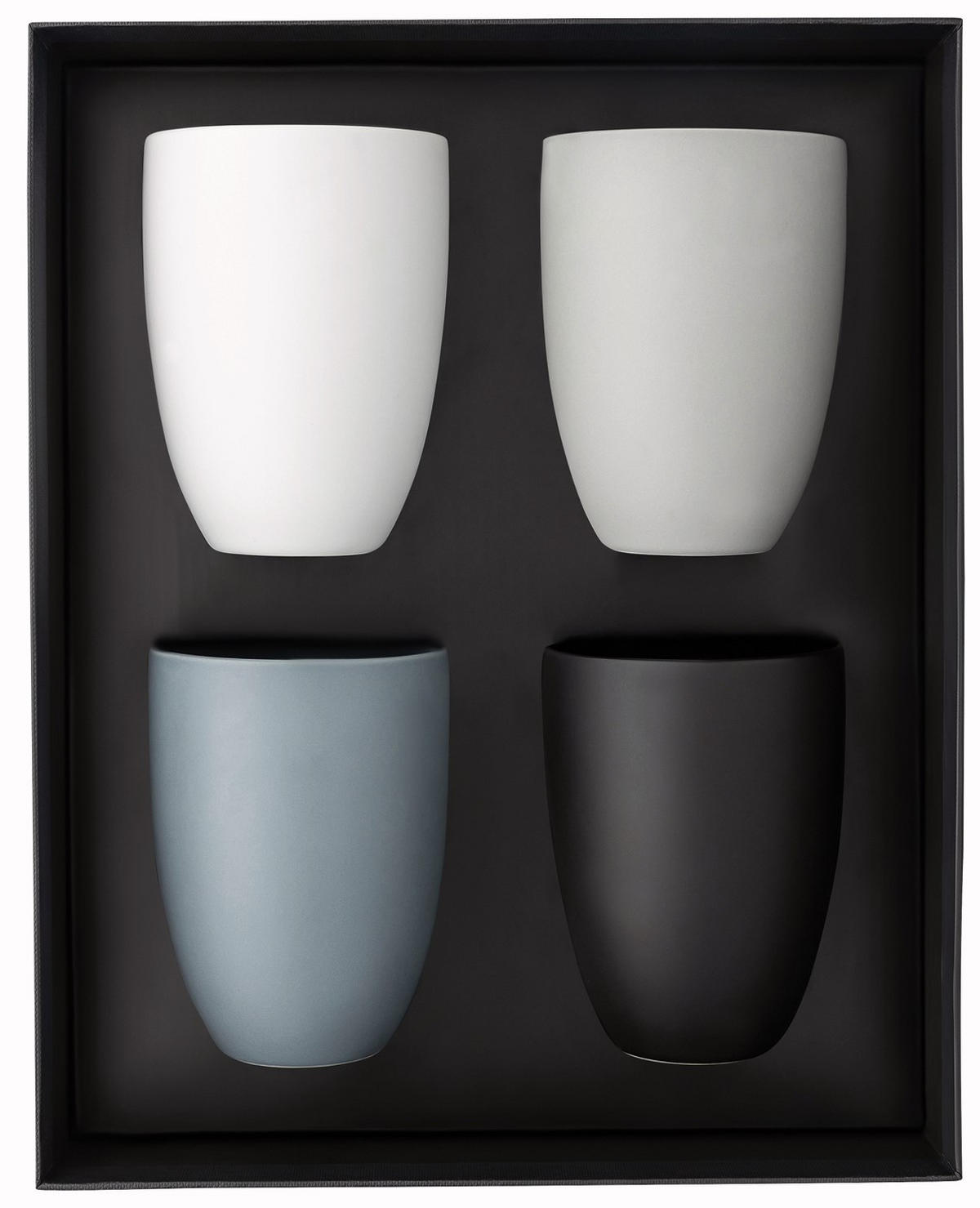 TASSENSET 4-teilig  - Blau/Schwarz, Basics, Keramik (8/11cm) - Rosenthal