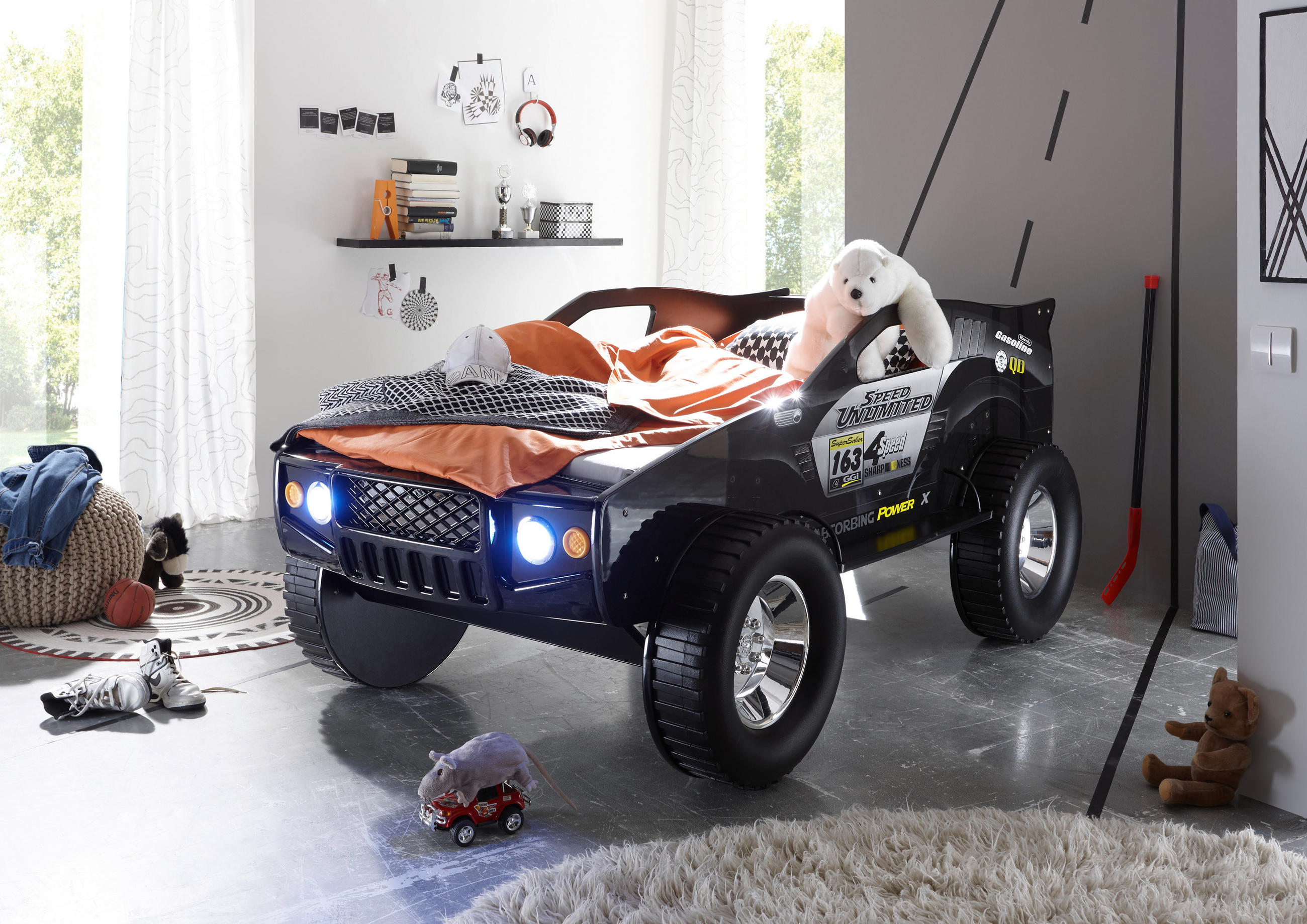 BILSÄNG 90/200 cm  - svart, Basics (90/200cm) - Best Price