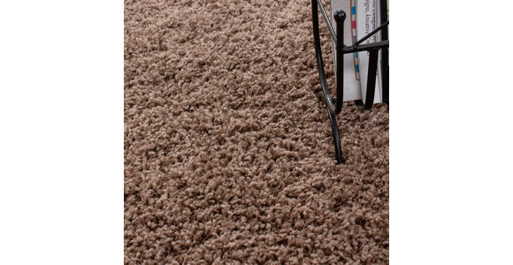 HOCHFLORTEPPICH 80/150 cm Life 1500 Hellbraun  - Hellbraun, KONVENTIONELL, Textil (80/150cm) - Novel